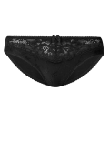 Jacquard & Lace Bikini Knickers