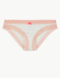 Lace Trim Bikini Knickers