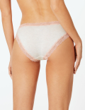 Lace Trim Bikini Knickers