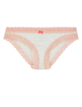 Lace Trim Bikini Knickers