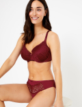 2 Pack Lace Trim Brazilian Knickers