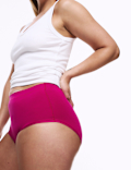 3pk Cotton Rich Full Brief Stoma Knickers