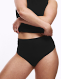 3pk Cotton Rich High Waisted Stoma Thongs