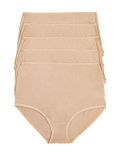 5pk Pure Cotton Full Briefs