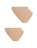 5pk Pure Cotton Bikini Knickers
