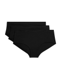 3pk Cotton Modal Under Bump Maternity Knickers
