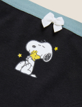 3pk Cotton Lycra® Snoopy™ Printed Knicker Shorts