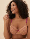 Lace Underwired Full Cup Bra A-E