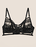 Calvi Embroidery Wired Bustier A-E
