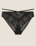 Calvi Embroidery High Leg Knickers