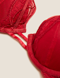 Calvi Embroidery Wired Plunge Bra A-E