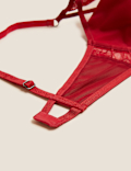 Calvi Embroidery Wired Plunge Bra A-E