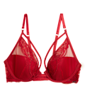 Calvi Embroidery Wired Plunge Bra A-E