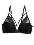 Calvi Embroidery Wired Plunge Bra A-E