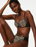 Osaka Embroidery Wired Balcony Bra A-E