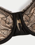 Osaka Embroidery Wired Balcony Bra A-E