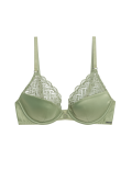 Belize Embroidery Wired Plunge Bra