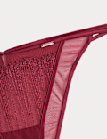 Florence Embroidery Tanga Brazilian Knickers