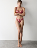 Savannah Lace Wired Longline Balcony Bra A-E