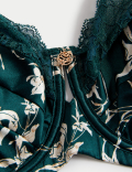 Cassia Silk & Lace Wired Balcony Bra F-H