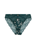 Cassia Silk & Lace High Leg Knickers