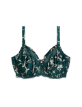 Cassia Silk & Lace Wired Minimiser Bra C-G