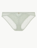 Mesh & Lace Bikini Knickers