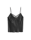 Silk & Lace Trim Camisole