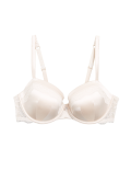 Silk & Lace Wired Balcony Bra