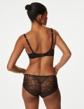 Lace Shorts With Silk