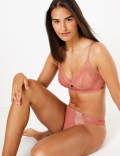 Mia Lace Non-Wired Plunge Bra