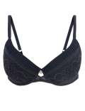Mesh & Lace Underwired Full Cup Bra A-E