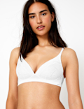Swiss Designed Embroidered Plunge Bra A-E