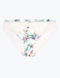 Silk & Lace Exotic Floral High Leg Knickers