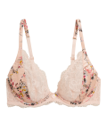 Silk & Lace Non Padded Plunge Bra