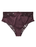 Satin High Waisted Brazilian Knickers