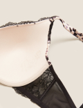 Silk Animal Print Full Cup Bra A-E