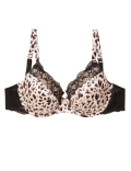 Silk Animal Print Full Cup Bra A-E