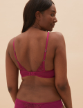Nouveau Embroidered Wired Plunge Bra A-E