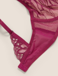 Nouveau Embroidered Wired Plunge Bra A-E