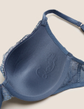 Lace Sweetheart Neck Bra