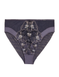 Allure Embroidered High Leg Knickers