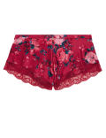 Rose Print Silk French Knickers