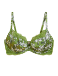 Nerine Silk Print Wired Balcony Bra A-E