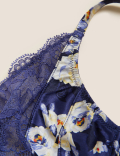 Midnight Rose Silk Wired Plunge Bra A-E