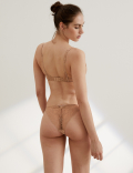Blossom Embroidery Wired Balcony Bra
