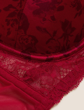 Silk Print Wired Bustier A-E