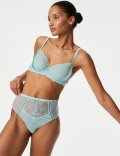 Aster Sparkle Lace Wired Balcony Bra A-E