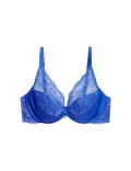 Fleur Silk And Lace Wired Plunge Bra A-E
