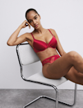 Silk & Lace Wired Full Cup Bra A-E
